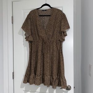 Animal print dress